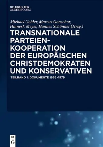 Transnationale Parteienkooperation Der Europäischen Christdemokraten Und Konservativen cover
