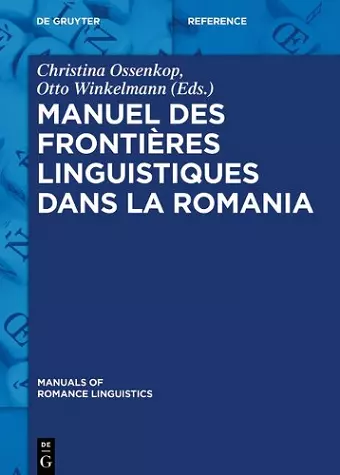 Manuel des frontières linguistiques dans la Romania cover