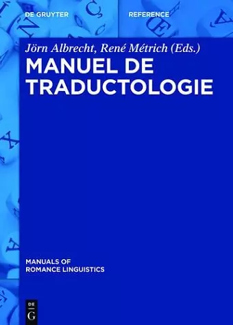 Manuel de traductologie cover