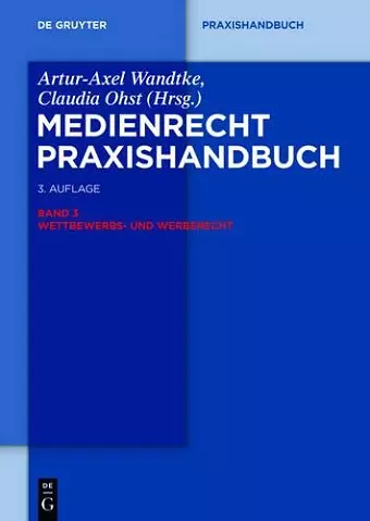 Wettbewerbs- Und Werberecht cover