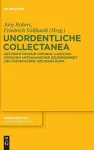 Unordentliche Collectanea cover
