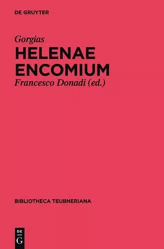 Helenae Encomium cover