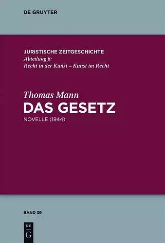 Das Gesetz cover