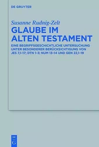 Glaube im Alten Testament cover