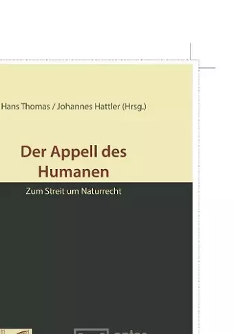 Der Appell des Humanen cover