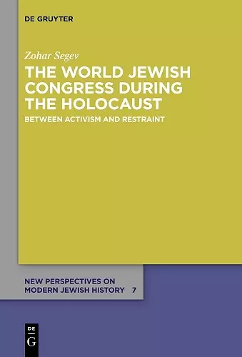 The World Jewish Congress during the Holocaust cover