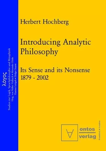 Introducing Analytic Philosophy cover