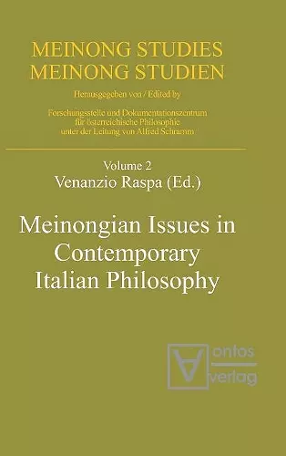 Meinongian Issues in Contemporary Italian Philosophy cover