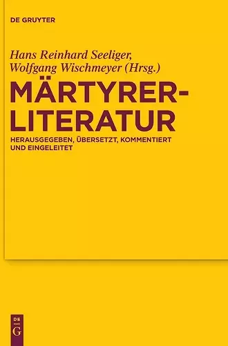 Märtyrerliteratur cover