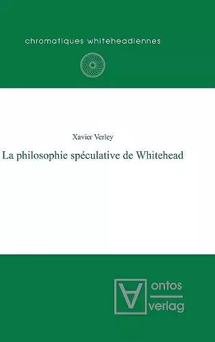 La philosophie spéculative de Whitehead cover