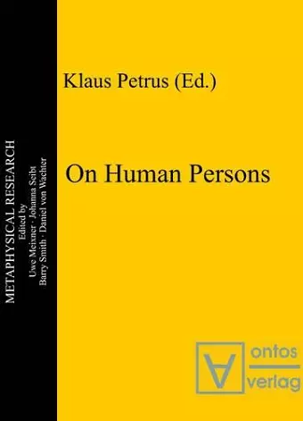 On Human Persons cover