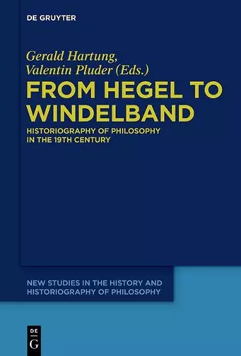 From Hegel to Windelband cover