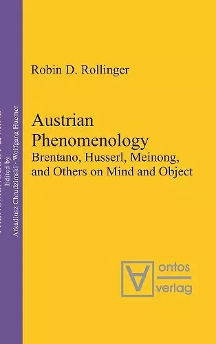 Austrian Phenomenology cover