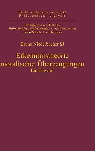 Erkenntnistheorie moralischer Überzeugungen cover