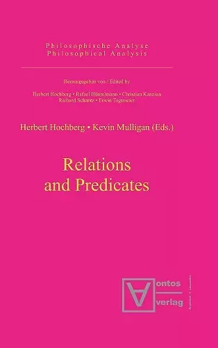 Relations and Predicates cover