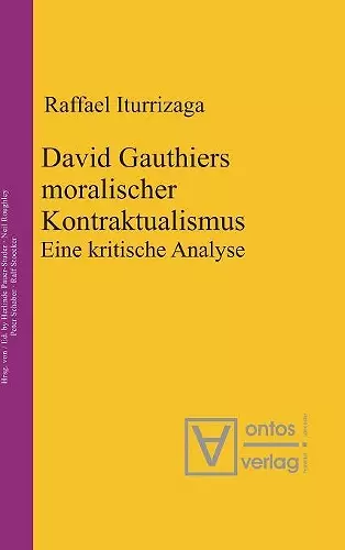 David Gauthiers moralischer Kontraktualismus cover