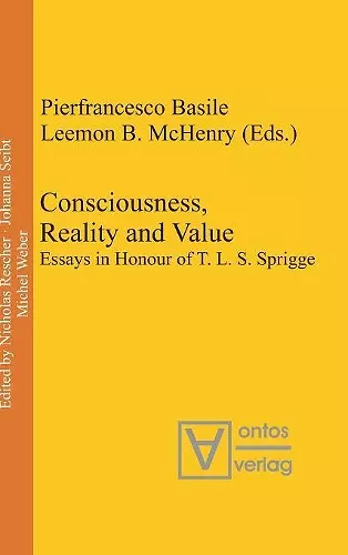 Consciousness, Reality and Value cover