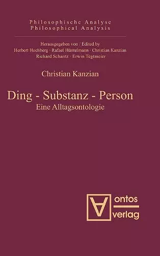 Ding - Substanz - Person cover