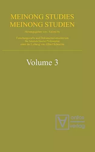 Meinongian Issues in Contemporary Italian Philosophy cover