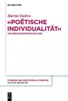 Poëtische Individualität cover