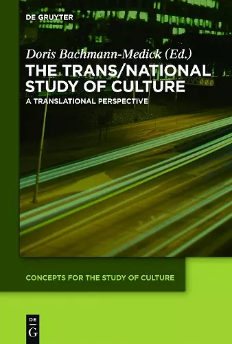 The Trans/National Study of Culture cover