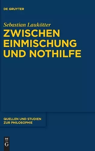 Zwischen Einmischung und Nothilfe cover