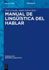 Manual de lingüística del hablar cover