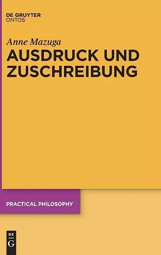 Ausdruck und Zuschreibung cover