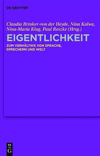 Eigentlichkeit cover