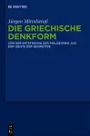 Die griechische Denkform cover