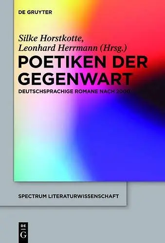 Poetiken der Gegenwart cover