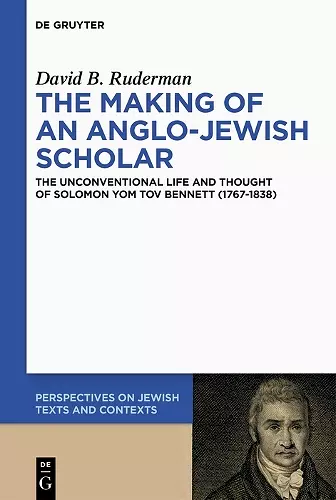 The Making of an Anglo-Jewish Scholar cover
