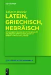 Latein, Griechisch, Hebräisch cover