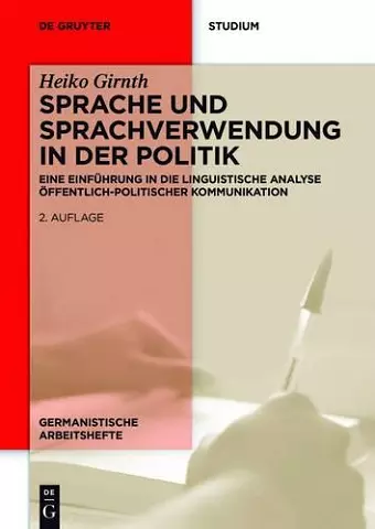 Sprache und Sprachverwendung in der Politik cover