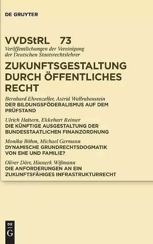 Zukunftsgestaltung durch Öffentliches Recht cover