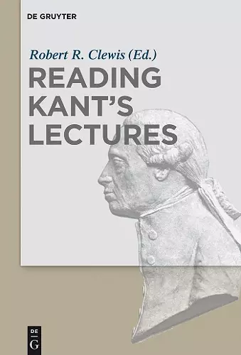 Reading Kant's Lectures cover