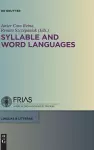 Syllable and Word Languages cover