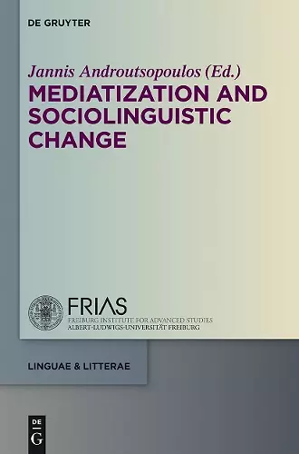 Mediatization and Sociolinguistic Change cover
