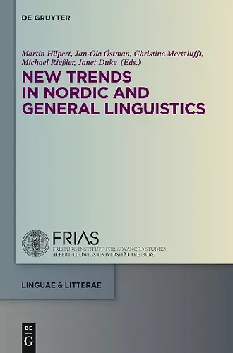 New Trends in Nordic and General Linguistics cover