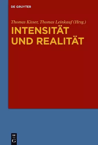Intensität und Realität cover