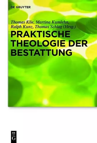 Praktische Theologie der Bestattung cover