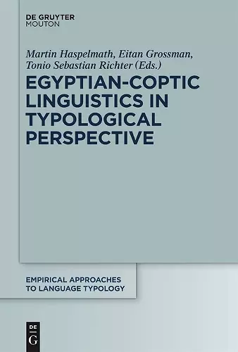 Egyptian-Coptic Linguistics in Typological Perspective cover