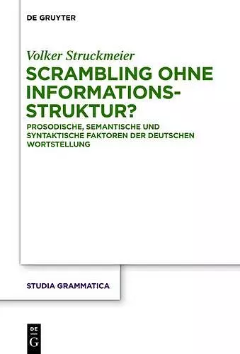 Scrambling ohne Informationsstruktur? cover