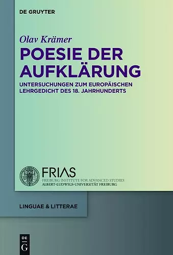 Poesie Der Aufklärung cover