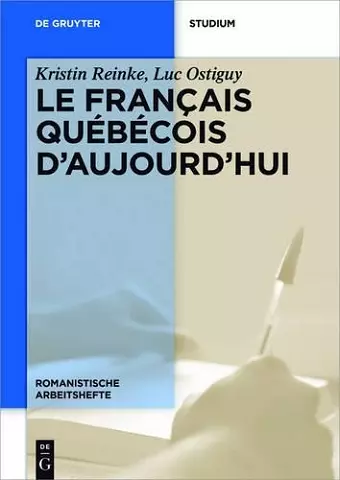 Le français québécois d'aujourd'hui cover