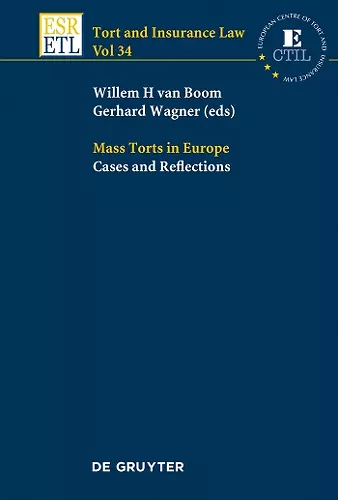 Mass Torts in Europe cover