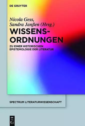 Wissens-Ordnungen cover