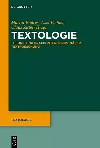 Textologie cover