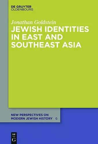 Jewish Identities in East and Southeast Asia cover