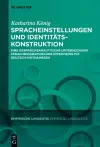 Spracheinstellungen und Identitätskonstruktion cover